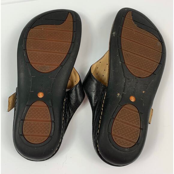 Clarks Unstructured Sandals UnDrizzel Thong Leathe - Picture 6 of 8